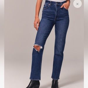 Ankle Straight Ultra High Rise